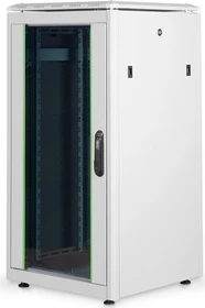 Digitus Professional Unique Serie Serverschrank 22HE, Sicherheitsglastür, IP2X, grau, 600mm tief
