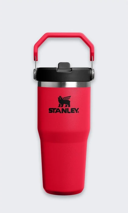 Stanley Iceflow Flip Straw 2.0 Isolierflasche 410ml chili black