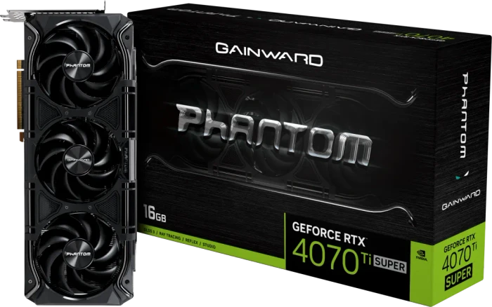 Gainward GeForce RTX 4070 Ti SUPER Phantom, 16GB GDDR6X, HDMI, 3x DP