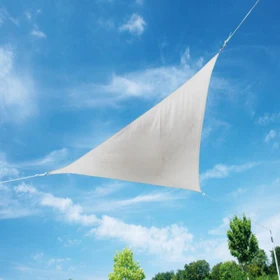 Doppler Alu Pro Sonnensegel dreieckig 500cm weiß