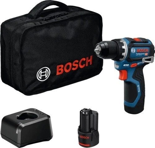 Bosch Professional GSR 12V-32 Akku-Bohrschrauber inkl. Tasche + 2 Akkus 2.0Ah