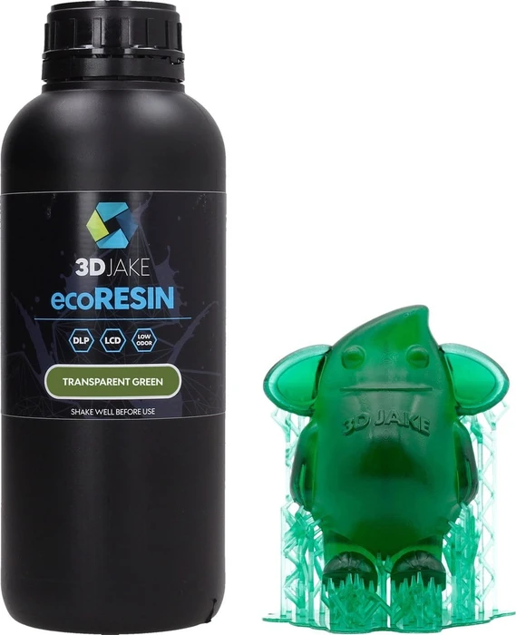3DJake ecoResin Transparent Grün, 1.00kg