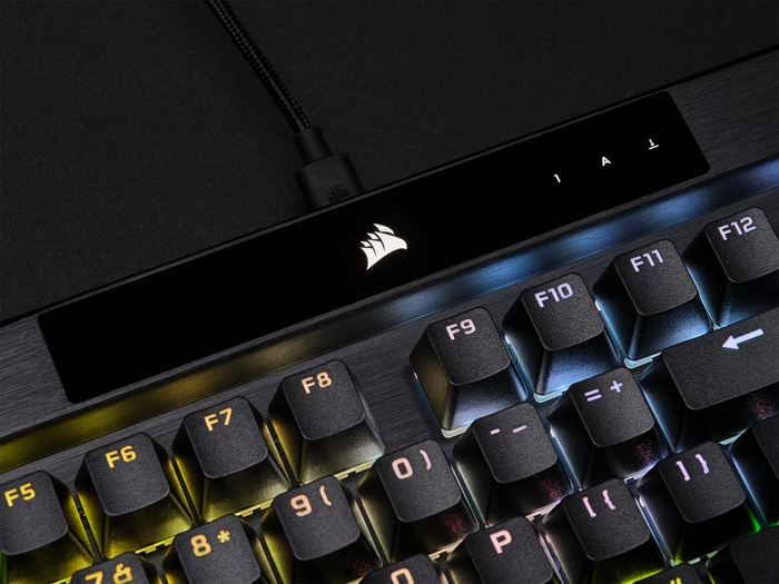 Corsair Gaming K70 RGB PRO, MX SPEED RGB Silver, USB, DE
