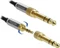 DeLOCK 3.5mm Klinke 3-Pin [Stecker] auf 3.5mm 3-Pin Klinke [Stecker], mit 2x Schraubadapter auf 6.35mm, schwarz 5m Vorschaubild