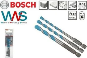 Bosch Professional HEX-9 MultiConstruction Mehrzweckbohrer-Sortiment, 3-tlg.