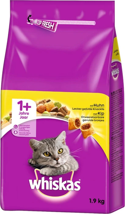 Whiskas 1+ Huhn, 1.90kg