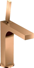 Hansgrohe Axor Citterio 160 Waschbeckenarmatur mit Ablauffernbedienung polished bronze