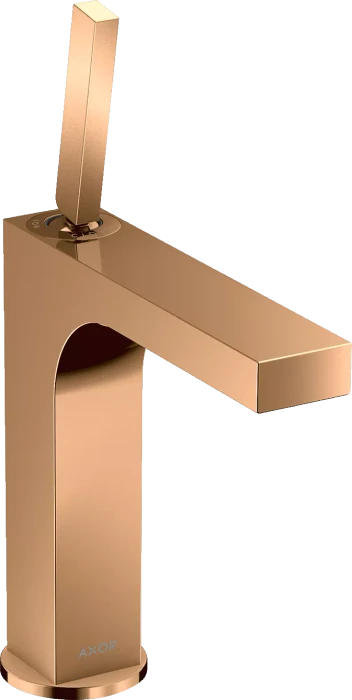 Hansgrohe Axor Citterio 160 Waschbeckenarmatur mit Ablauffernbedienung polished bronze