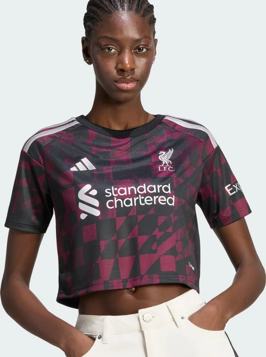 adidas Liverpool FC Crop-Top 2026/2027 Ausweichtrikot kurzarm (Damen)