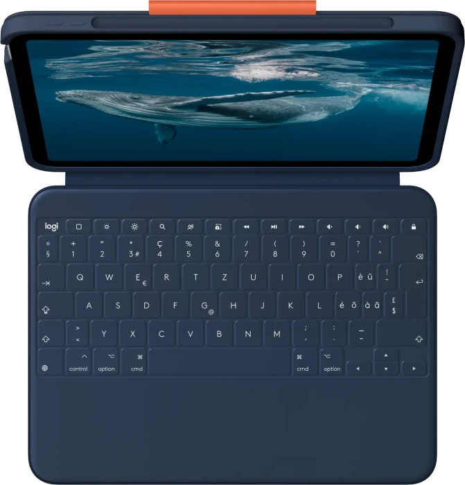 Logitech Rugged Combo 4c für iPad 10/iPad 11 A16, Classic Blue, CH