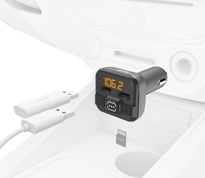 Hama FM-Transmitter mit Bluetooth-Funktion