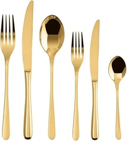 Sambonet Taste Edelstahl PVD Besteck-Set gold, 36-tlg.