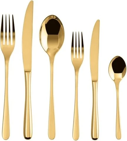 Sambonet Taste Edelstahl PVD Besteck-Set gold, 36-tlg.