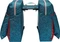 Vaude TwinZipper UniKlip 2 Gepäcktasche dark petrol Vorschaubild