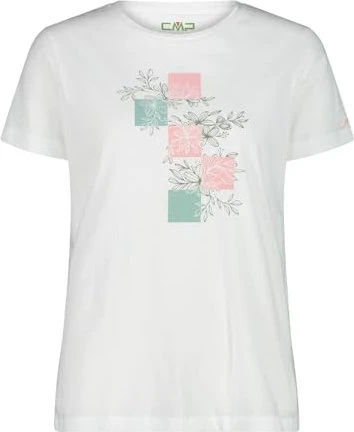 CMP T-Shirt kurzarm bianco/rose (Damen)