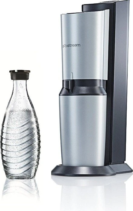 SodaStream Crystal Umsteiger Trinkwassersprudler titan/silber