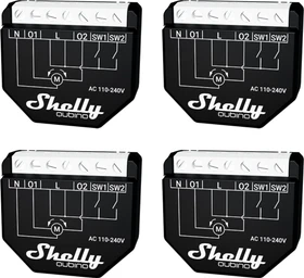 Shelly Qubino Wave Shutter, Schaltaktor, 4er-Pack