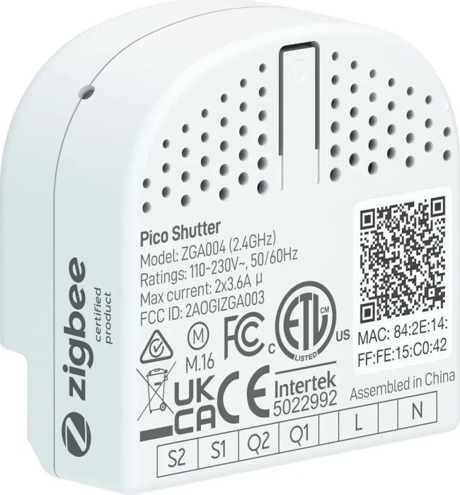 Aeotec Pico Shutter, Motorsteuerung, Schaltaktor
