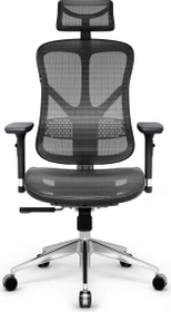 Diablo Chairs V-Basic Ergonomischer Bürostuhl, schwarz/grau