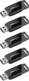 PNY Attaché X 64GB, USB-A, USB 3.2 Gen 1×1, 5er-Pack