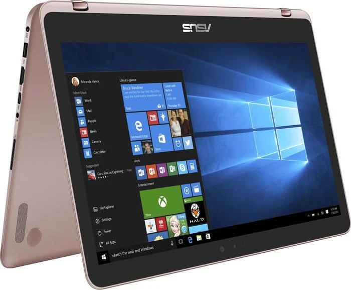 ASUS ZenBook Flip UX360UAK-BB355T, Icicle Gold, Core i7-7500U, 8GB RAM, 256GB SSD, DE