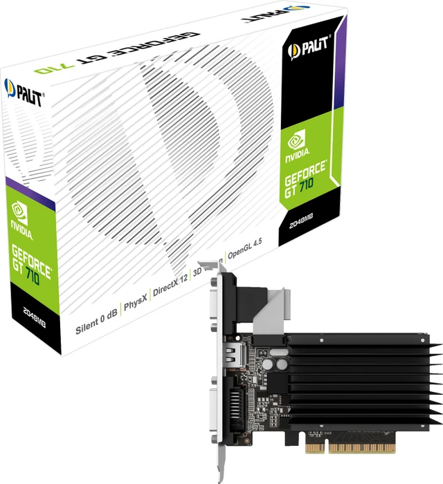 Palit GeForce GT 710, 2GB DDR3, VGA, DVI, HDMI
