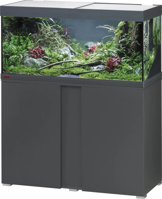 EHEIM vivalineLED 180 Aquarium-Set mit Unterschrank, anthrazit, 180l