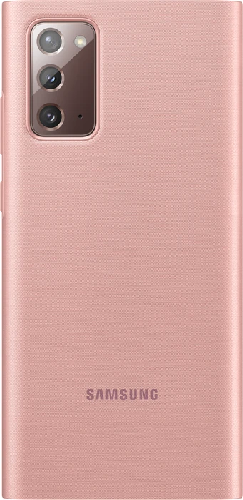 Samsung Clear View Cover für Galaxy Note 20 mystic bronze
