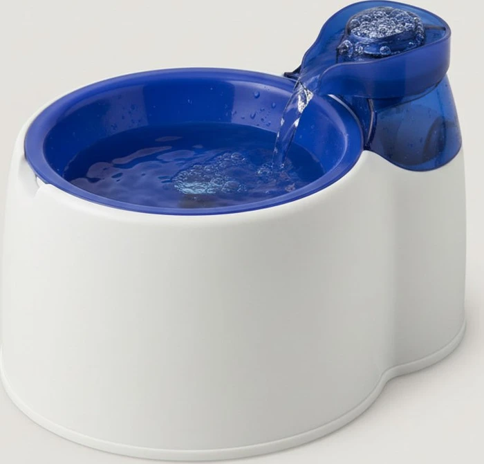 ebi Aqua Fresh Wasserspender für Hund und Katze, weiß/blau
