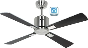CasaFan Eco Neo III 103 BN-WN/SI WiFi Deckenventilator silber/wenge