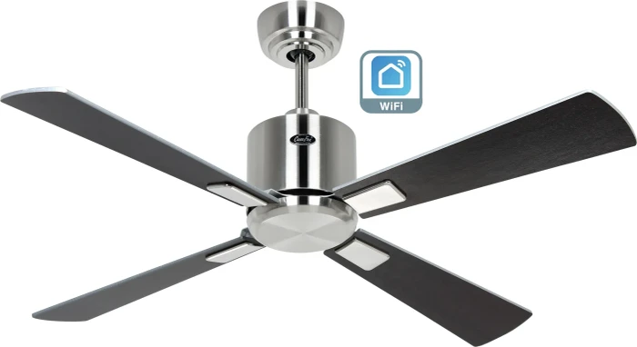 CasaFan Eco Neo III 103 BN-WN/SI WiFi Deckenventilator silber/wenge