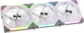 Lian Li Uni Fan SL120 RGB, weiß, LED-Steuerung, Lüftersteuerung, 120mm, 3er-Pack