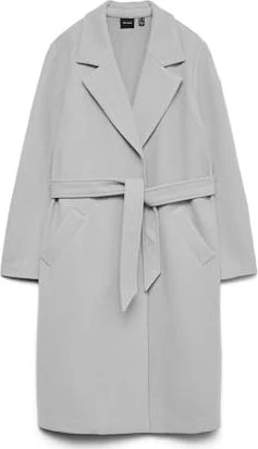 Vero Moda Fortune Aya Mantel light grey melange (Damen)