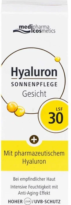 Dr. Theiss medipharma cosmetics Hyaluron Sonnenpflege Gesichtscreme LSF30, 50ml