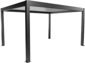 Biohort Pergola 4.5x3.5 dunkelgrau-metallic/weiß