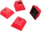 Glorious GPBT Basics Keycaps, Kunststoff (PBT), Revive Red, rot, 130 Tasten, ANSI-US Vorschaubild