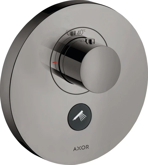 Hansgrohe Axor ShowerSelect rund Thermostat HighFlow mit 2 Ventilen polished black chrome