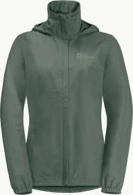 Jack Wolfskin Stormy Point 2L Funktionsjacke hedge green (Damen)