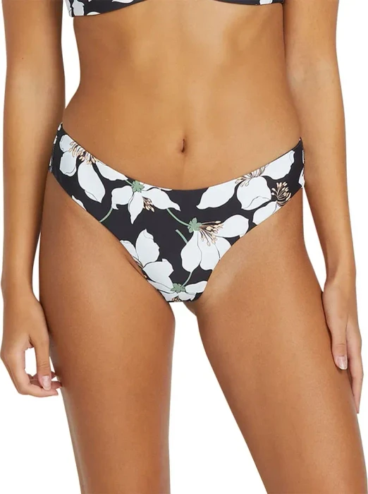 Volcom Midnight Lily Cheekini Bikini-Hose schwarz (Damen)