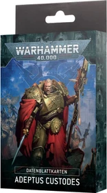 Games Workshop Warhammer 40.000 - Datakarten: Adeptus Custodes 2024 (DE)