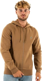 Lacoste Fleece Zip Hoodie braun (Herren)