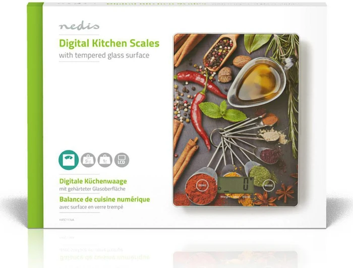 Nedis KASC113VA digitale Küchenwaage