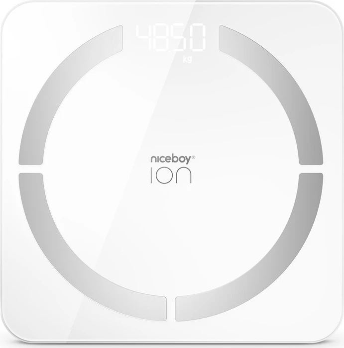 Niceboy ION Smart Scale digitale Körperanalysewaage weiß