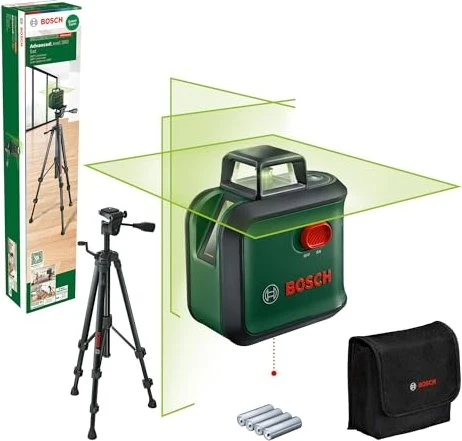 Bosch DIY AdvancedLevel 360 Batterie-Kreuzlaser inkl. Tasche + Zubehör