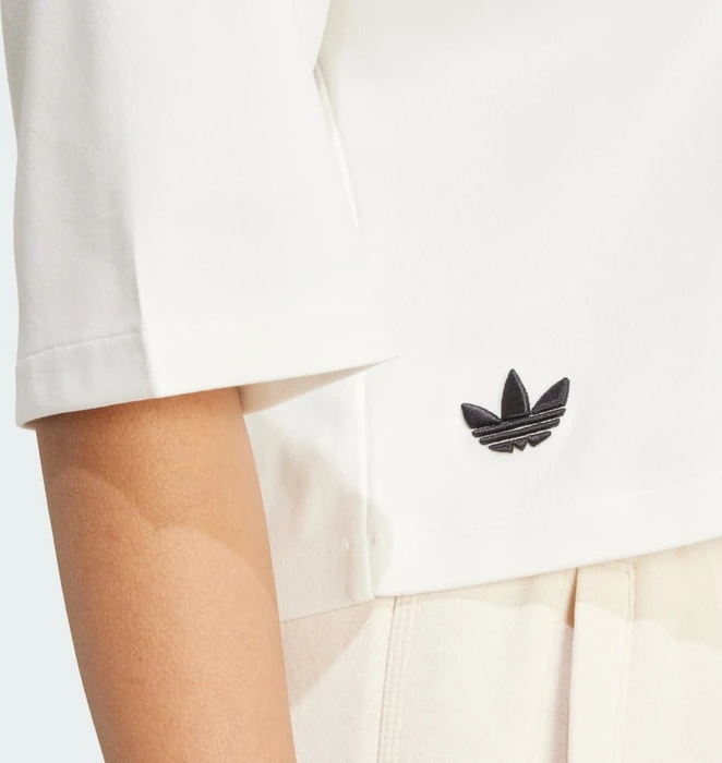 adidas Neuclassics T-Shirt kurzarm cloud white/black (Damen)