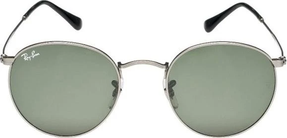 Ray-Ban RB3447 Round Metal 50mm gunmetal/grün