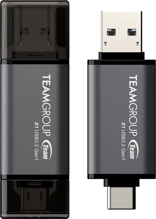 TEAMGROUP X1 128GB, USB-A 3.0/USB-C 3.0