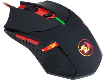 Redragon M601-3 Centrophorus schwarz/rot, inkl. Mousepad, USB
