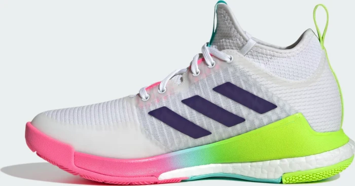 adidas Crazyflight Mid cloud white/team college purple/flash aqua (Damen)