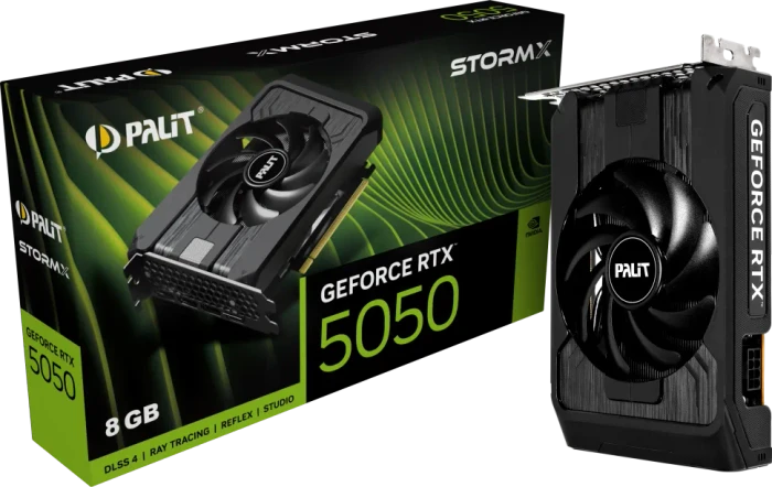 Palit GeForce RTX 5050 StormX, 8GB GDDR6, HDMI, 3x DP